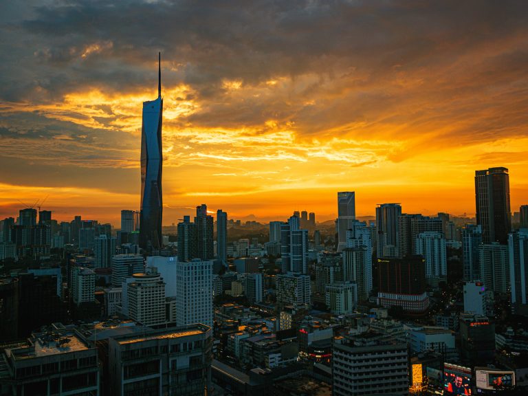 Malaysia-KL-sunset