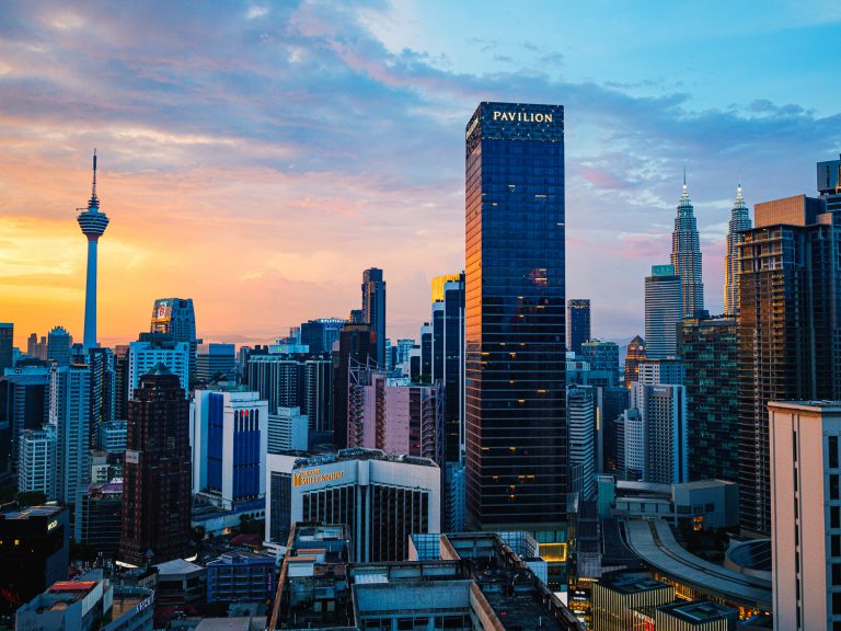 Malaysia-KL-sunset-skyline
